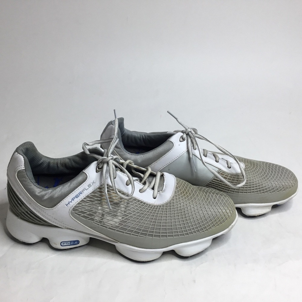 FootJoys White/Blue Hyperflex Golf Shoes